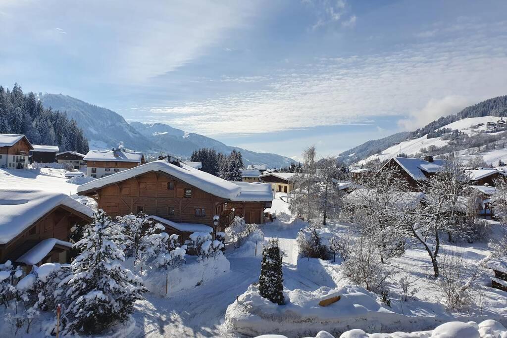*** Le Refuge *** Logement Standing Megeve Demi-Quartier Eksteriør bilde
